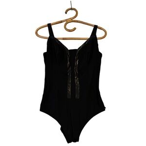 Maison Lejaby‎ | Elixir Black Bodysuit Size M